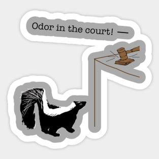 Funny Design for a Lawyer Sticker